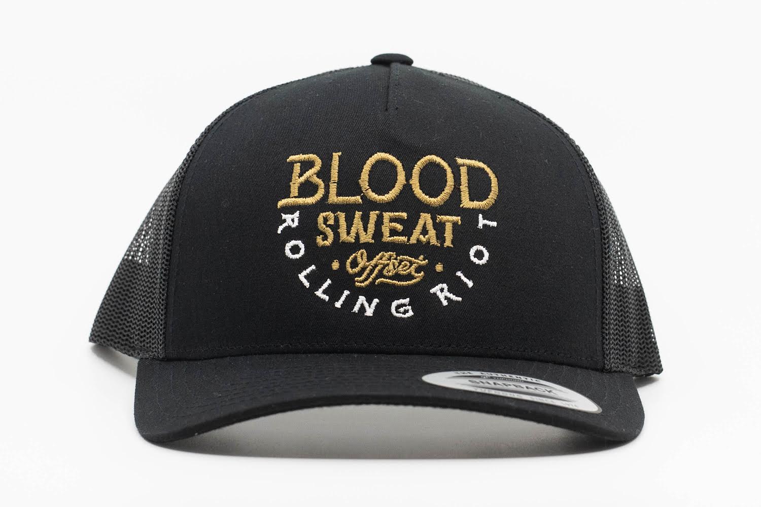 Offset Division Curved Snapback