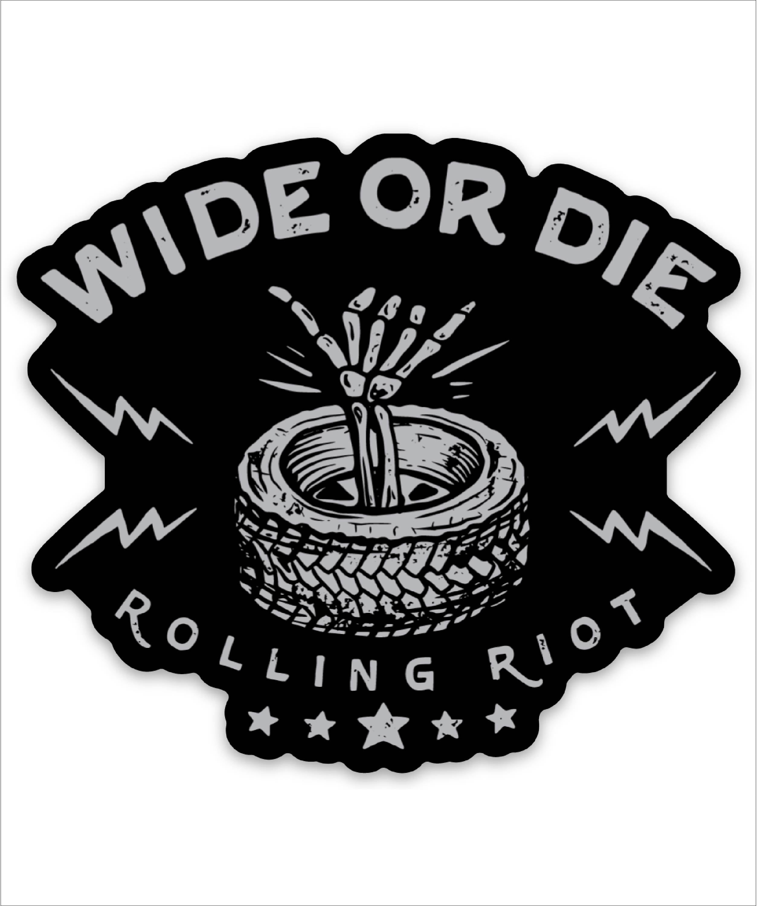 Wide or Die OG Sticker