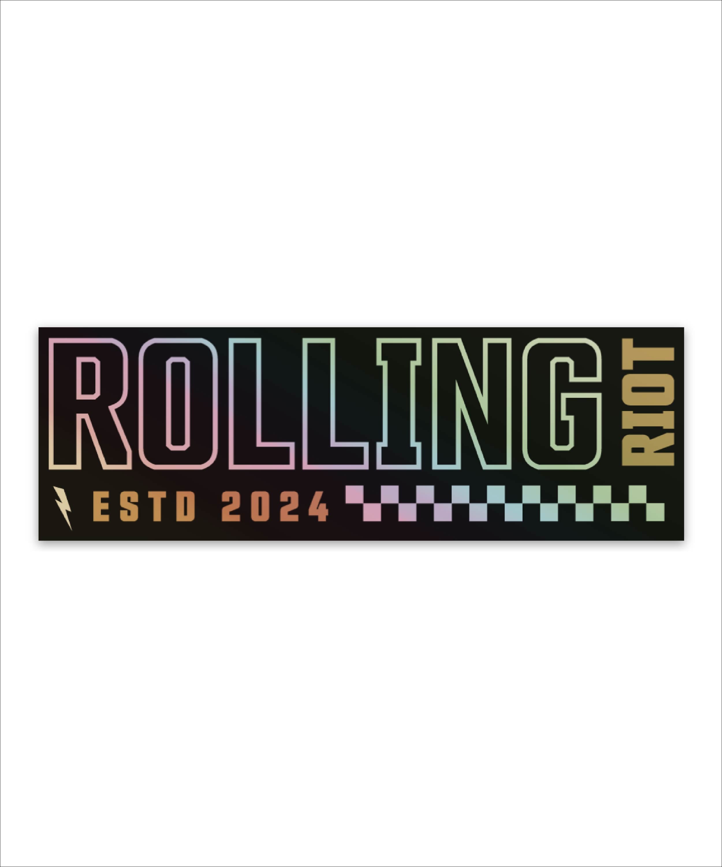 Victory Holographic Sticker – Rolling Riot